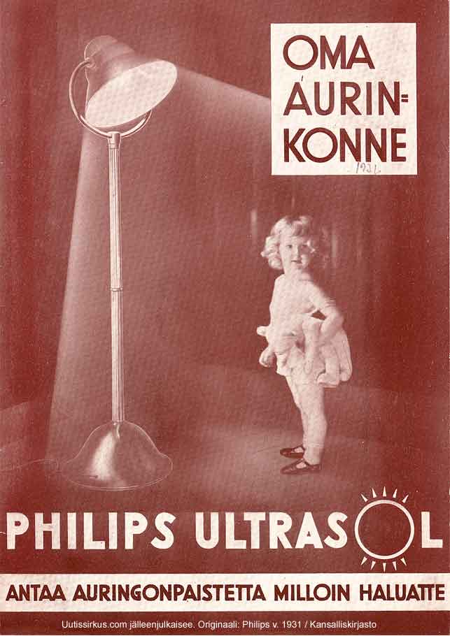 Aurinkolamppu tekee lapsen pirteäksi ja joustavaksi