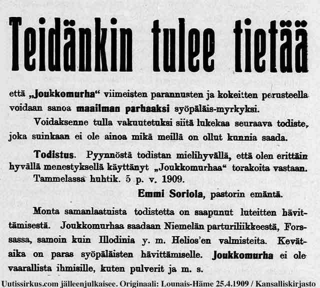 Joukkomurha-hyöteismyrkky auttaa syöpäläisten hävittämisessä