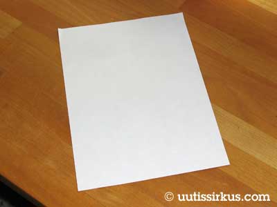 tyhjä a4-arkki